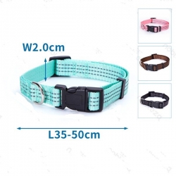 Obroża odblaskowa szer 2cm Dł 35-50 cm rozmiar M